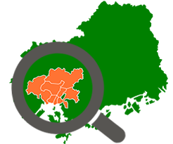 広島オフィスづくりご対応エリア